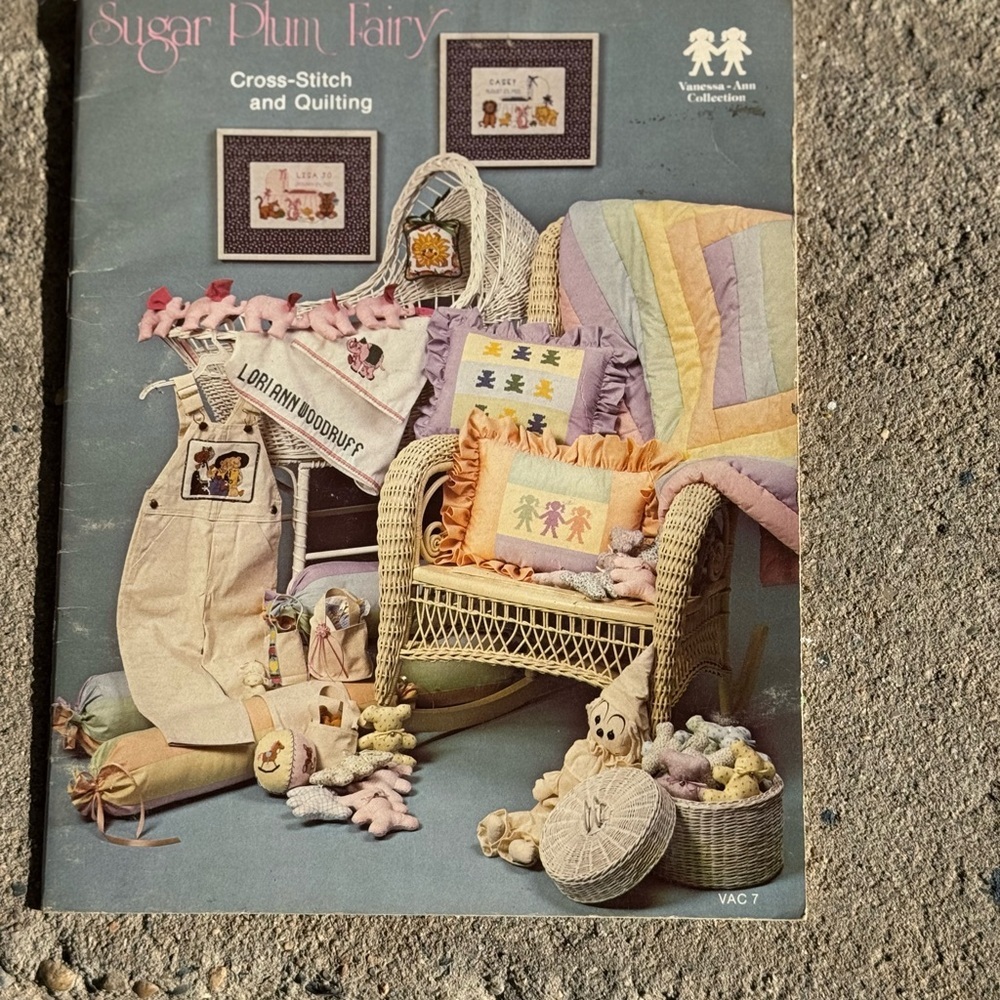 Vintage Cross-Stitch and Quilting Booklet 1981